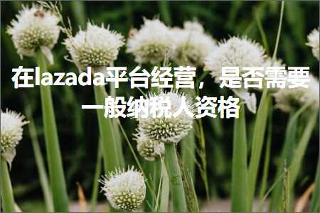 跨境电商知识:在lazada平台经营，是否需要一般纳税人资格